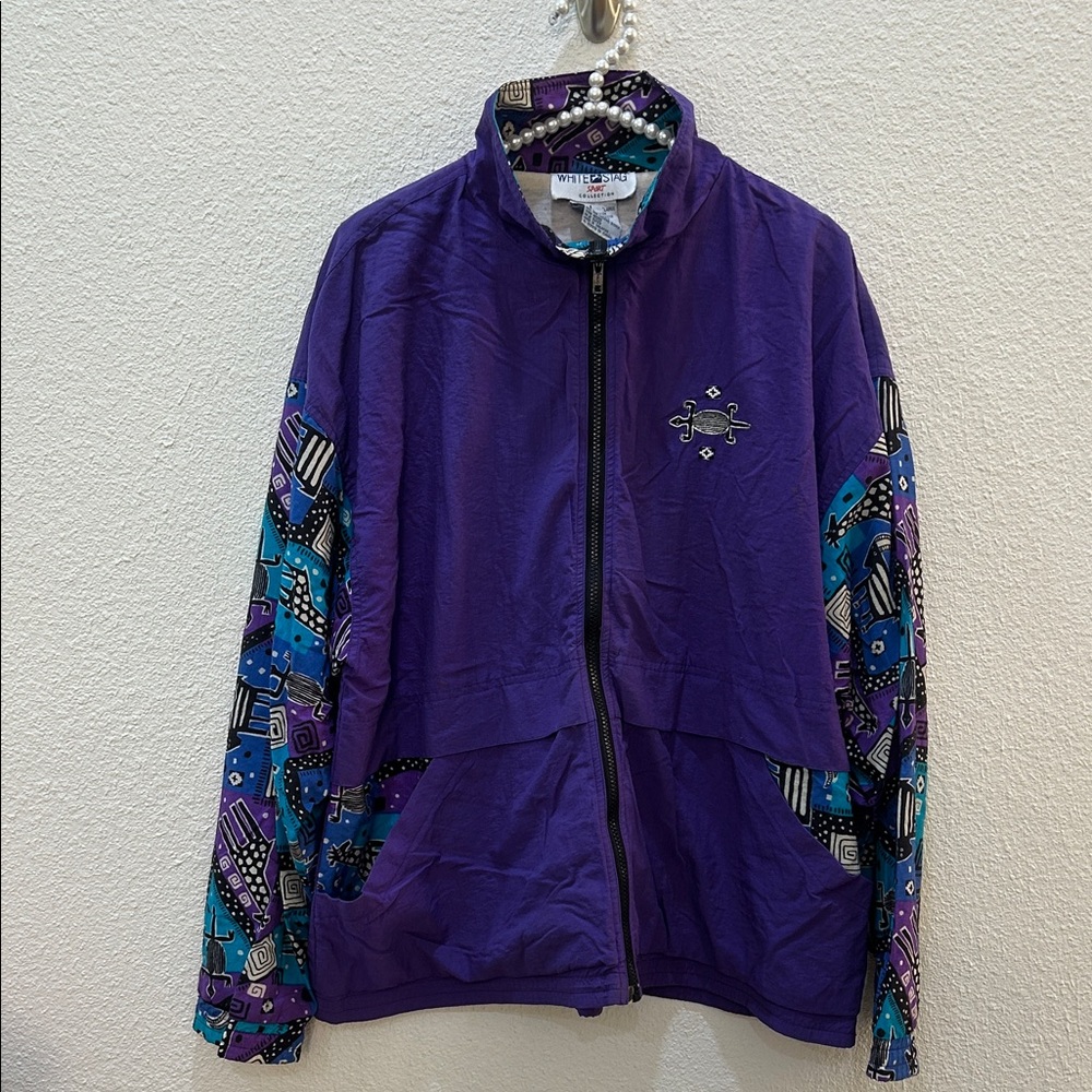Vintage 90s White Stag Sport Windbreaker Jacket Size L